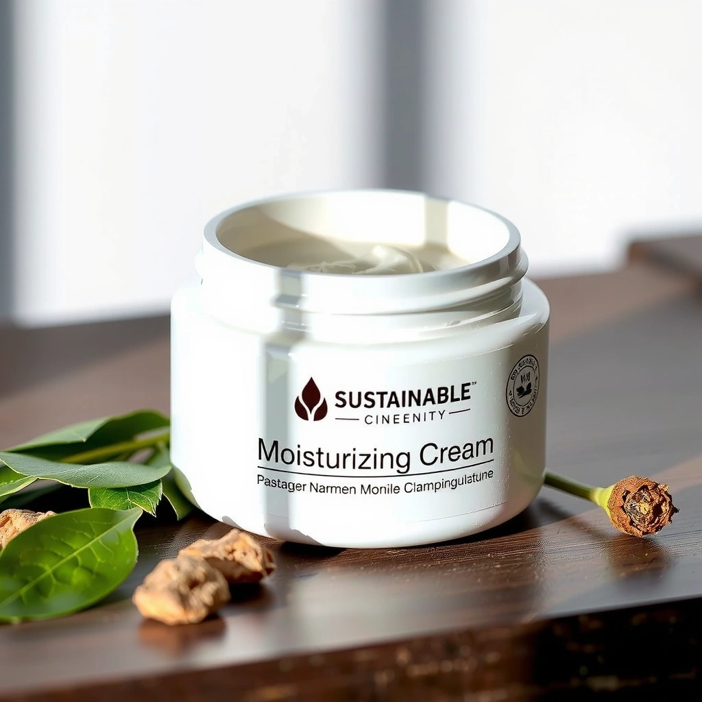 Moisturizing cream jar