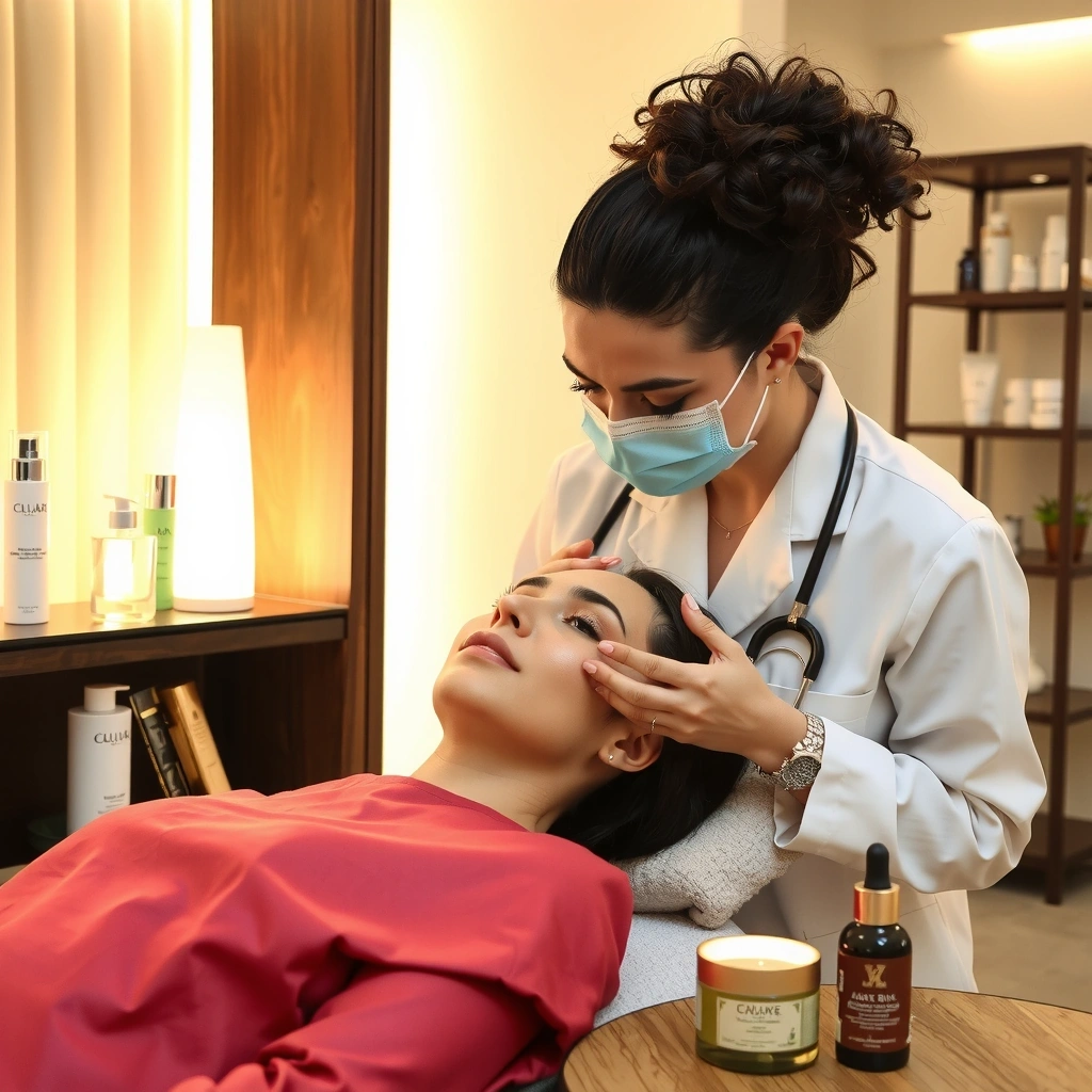 Premium skincare consultation